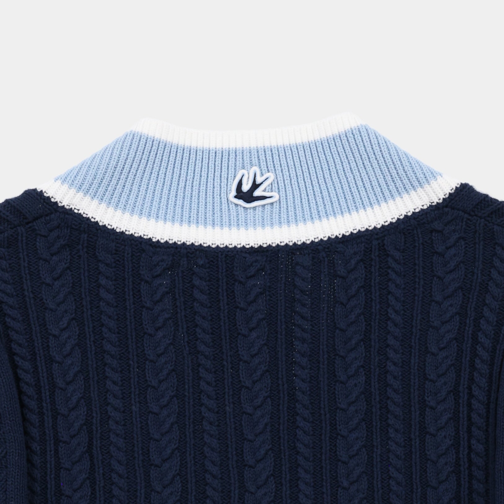 Tilley V Neck Cable Sweater