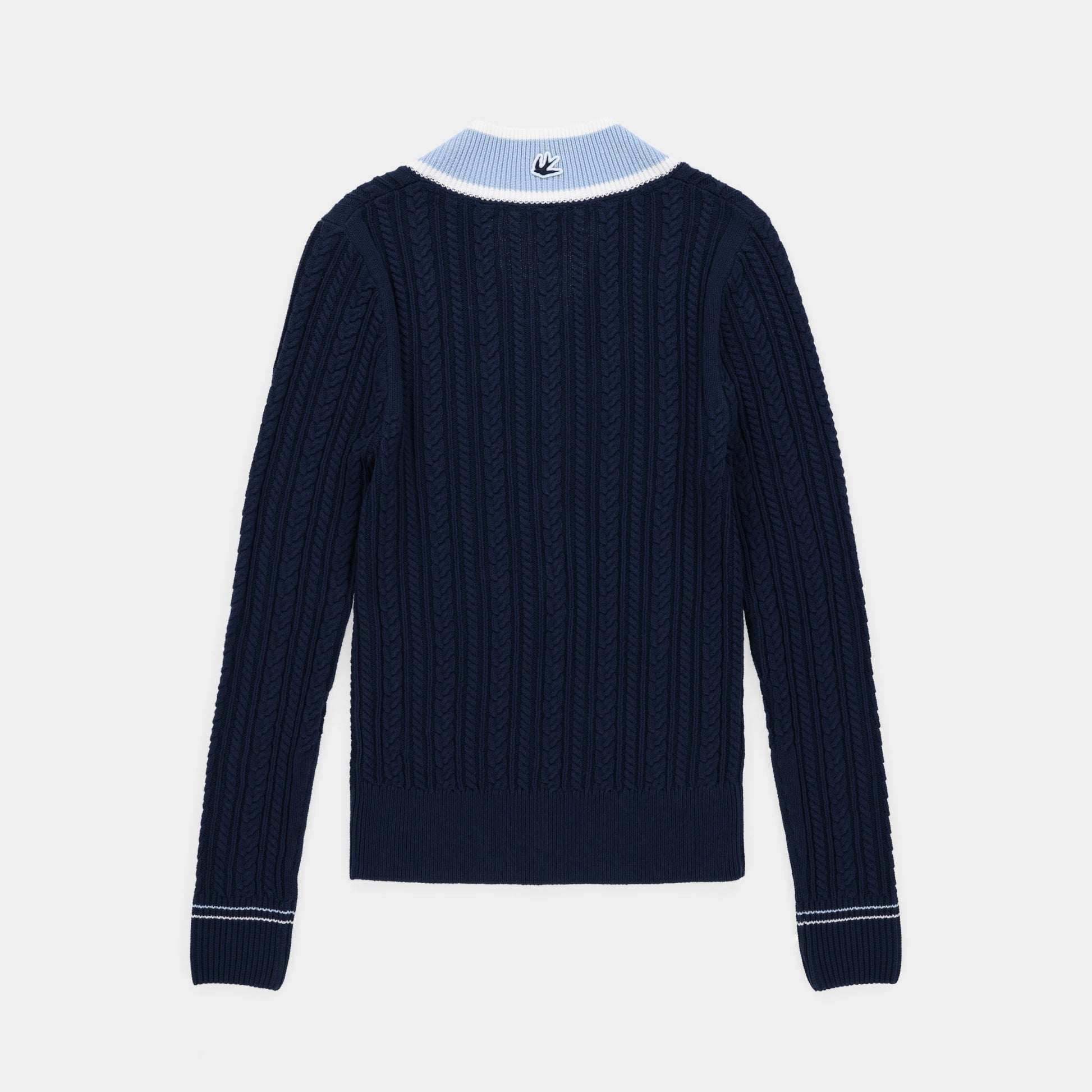Tilley V Neck Cable Sweater