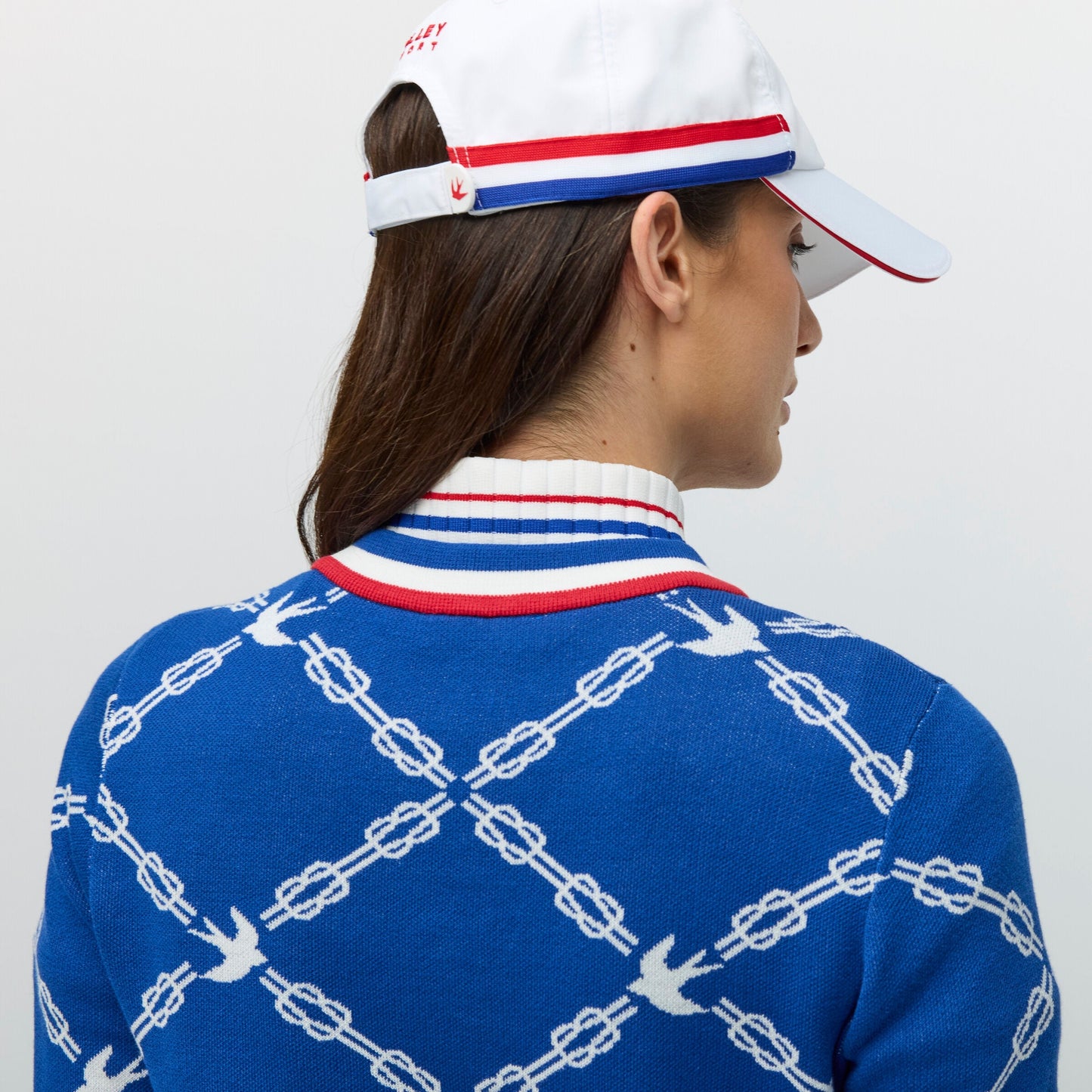 Tilley Jacquard V-Neck Sweater