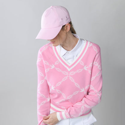 Tilley Jacquard V-Neck Sweater