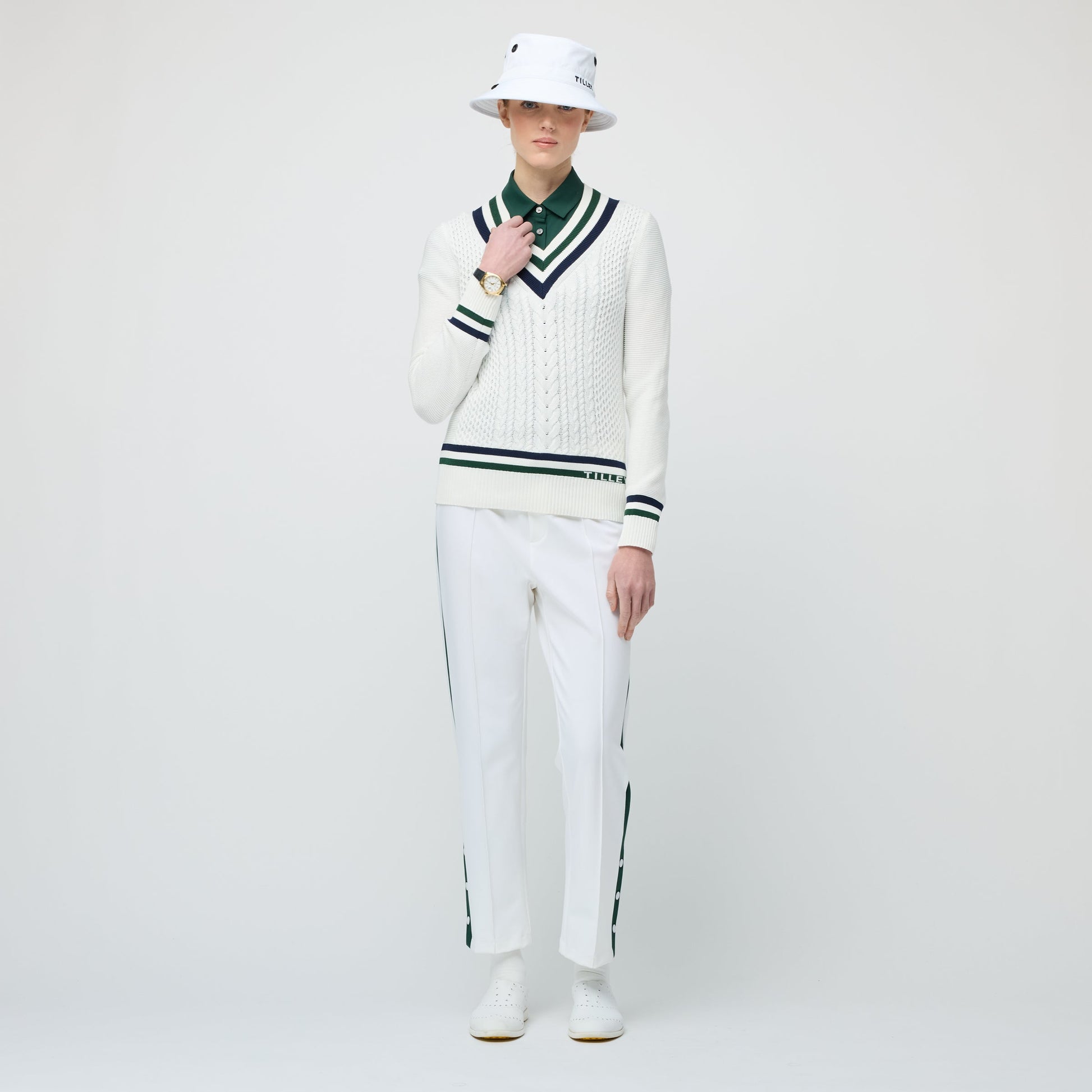 Tilley Preppy Deep V Sweater