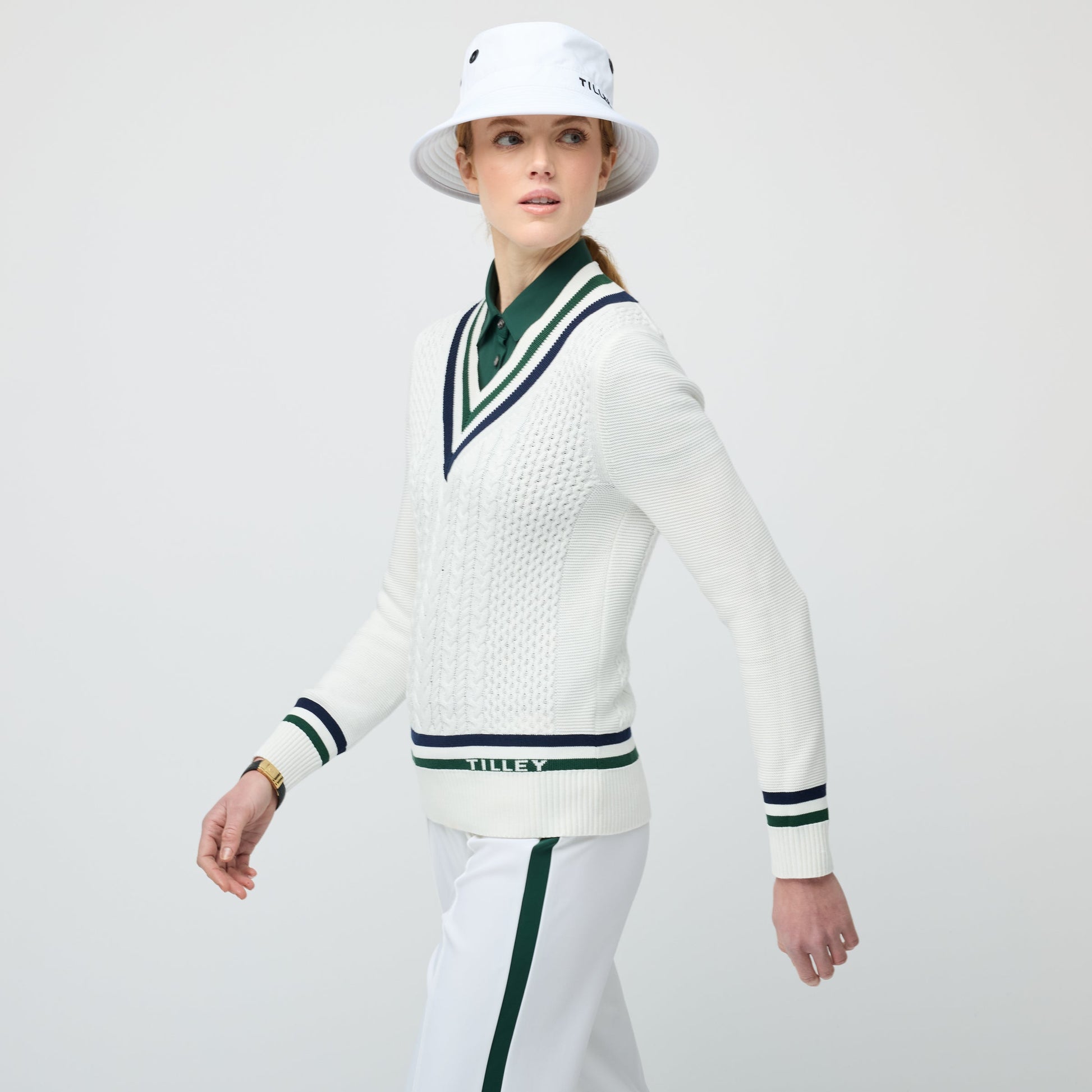 Tilley Preppy Deep V Sweater