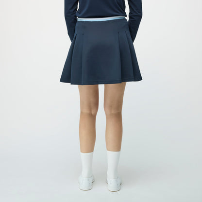 Tilley Striped Airloft Pleated Skirt