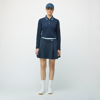 Tilley Striped Airloft Pleated Skirt