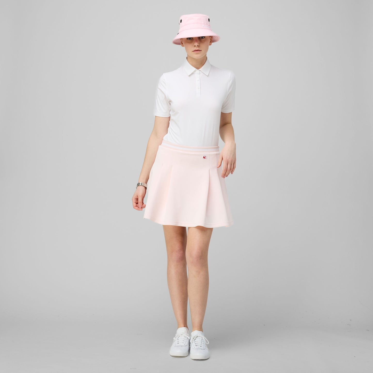 Tilley Striped Airloft Pleated Skirt