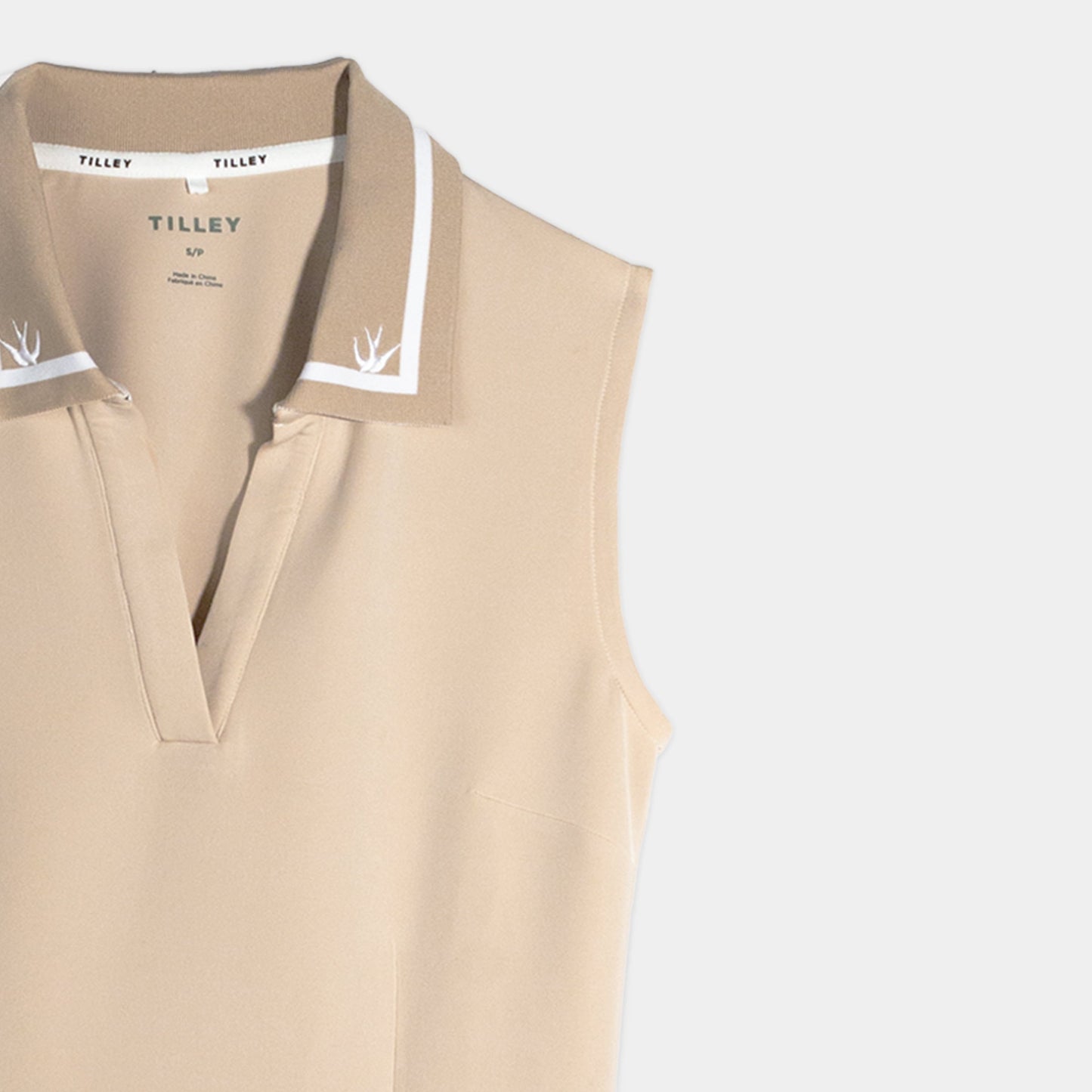 Tilley Contrast Collar Ruffle Dress