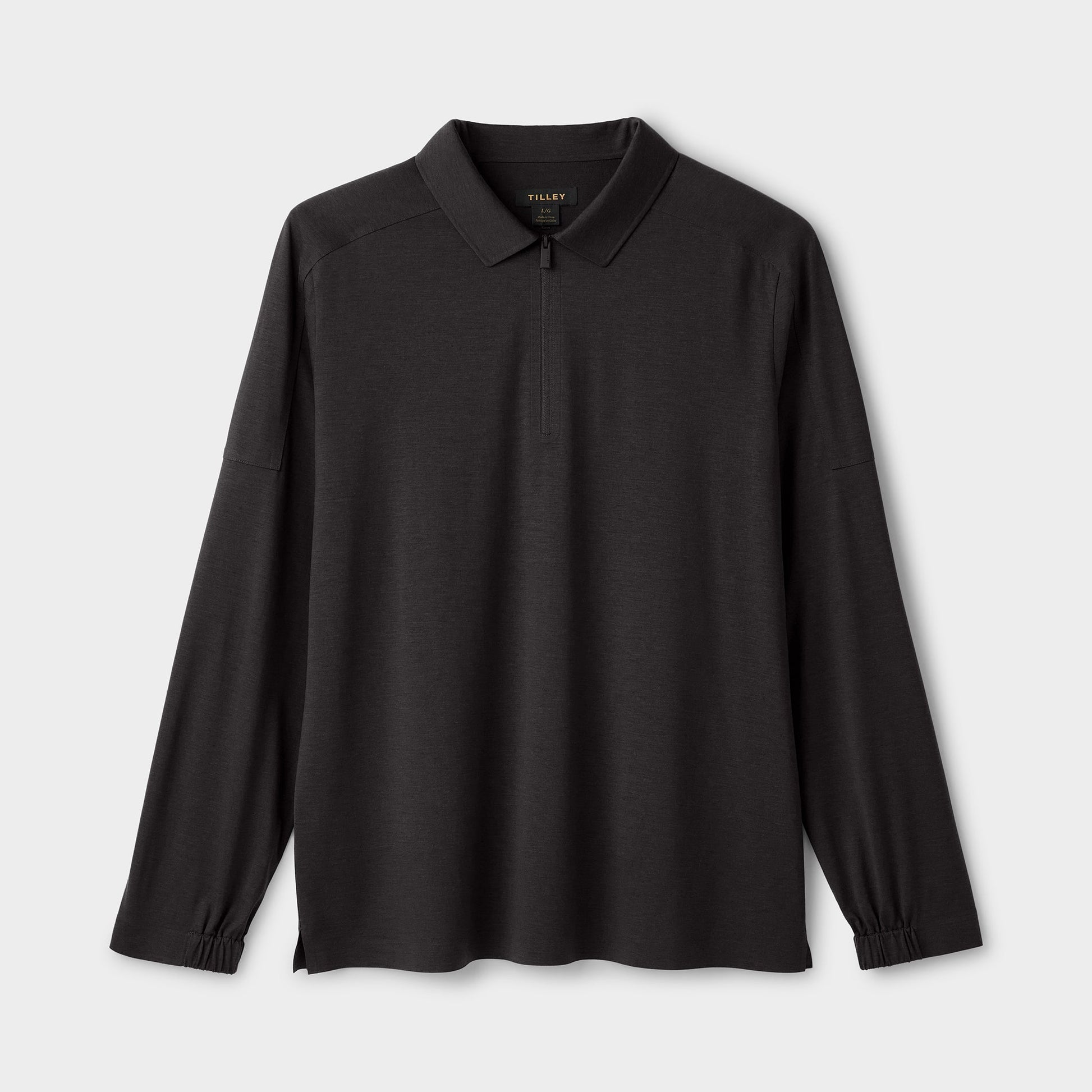 Tilley Merino LS Zip Polo