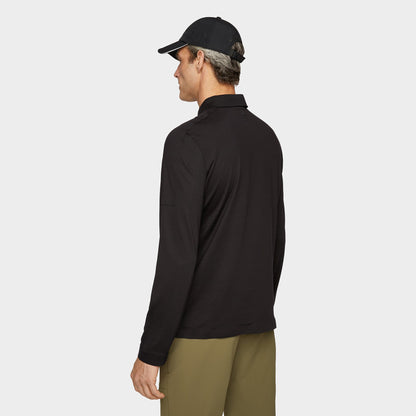 Tilley Merino LS Zip Polo