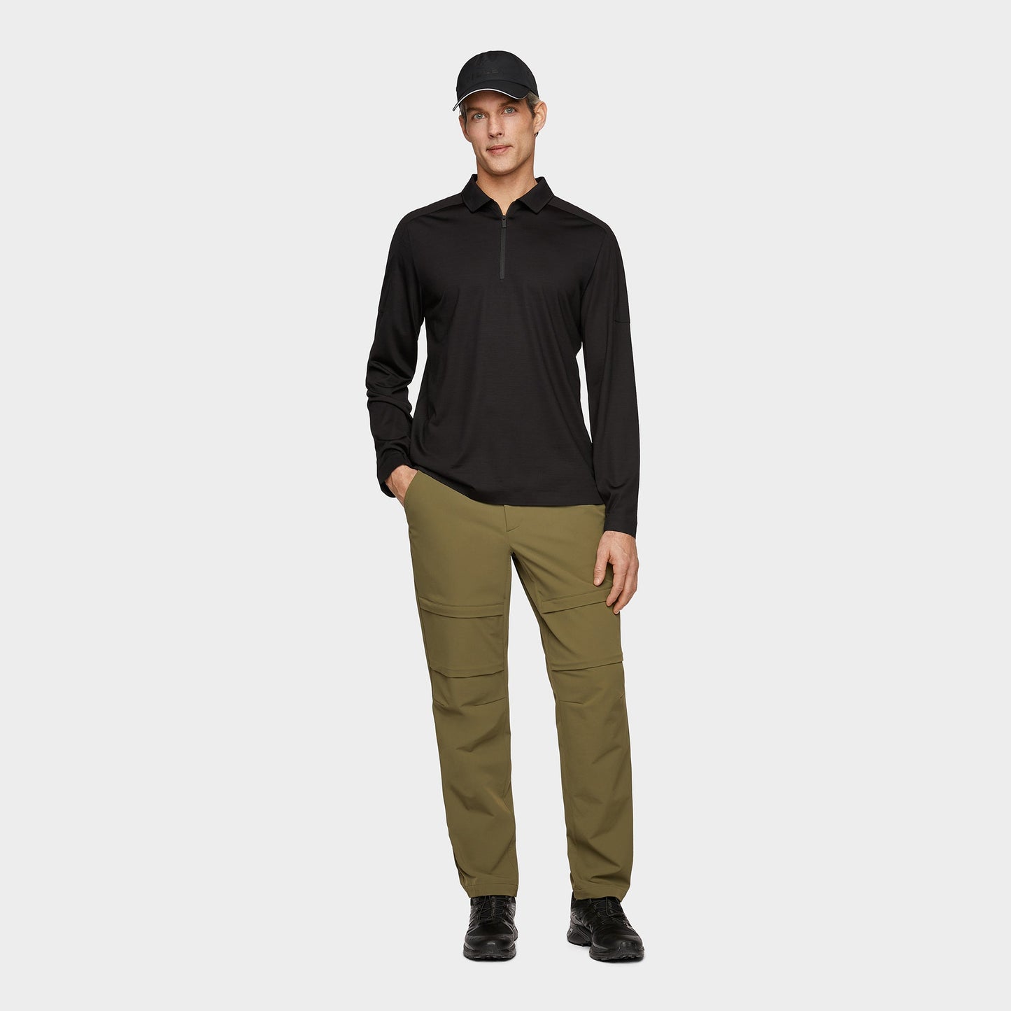 Tilley Merino LS Zip Polo