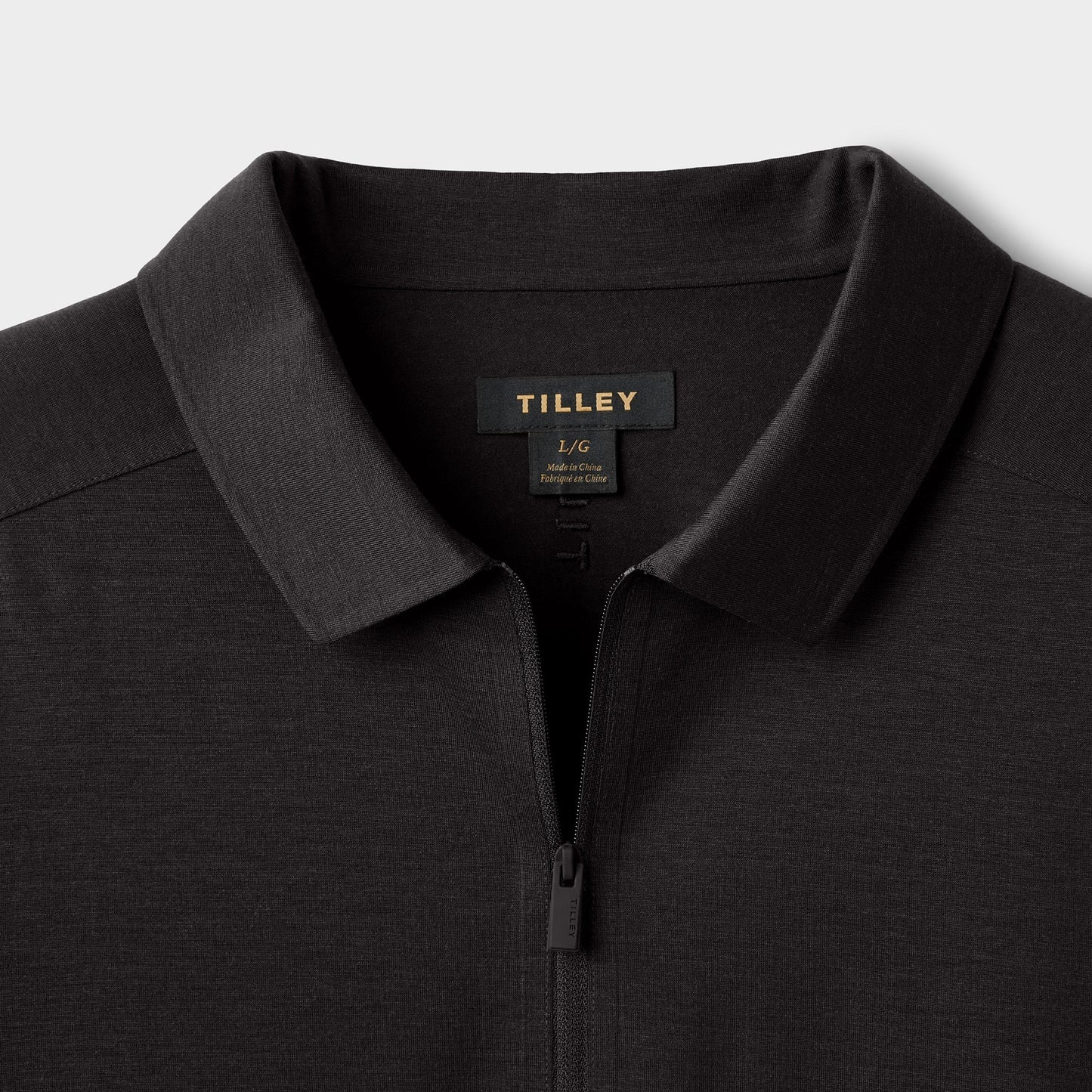Tilley Merino LS Zip Polo