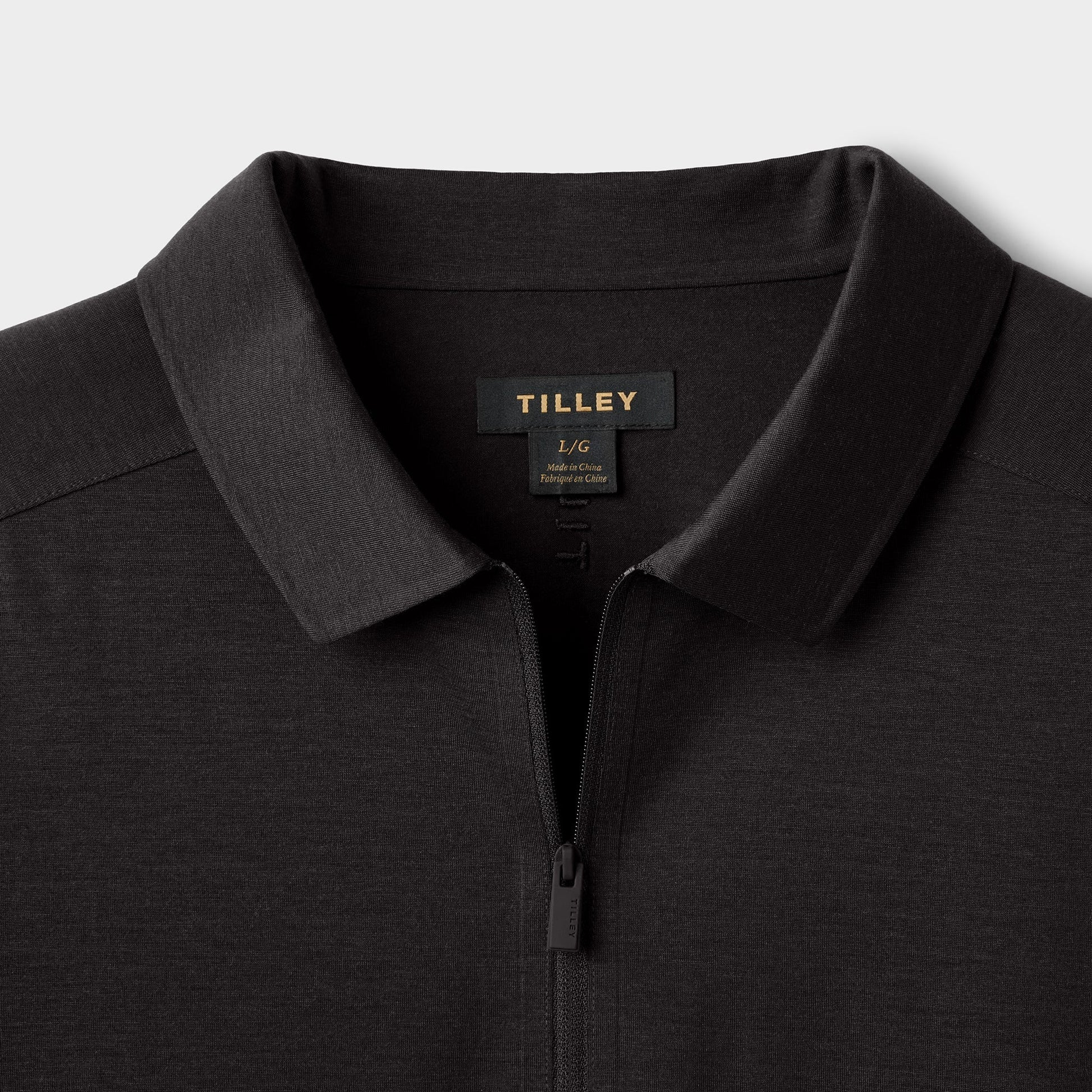 Tilley Merino LS Zip Polo