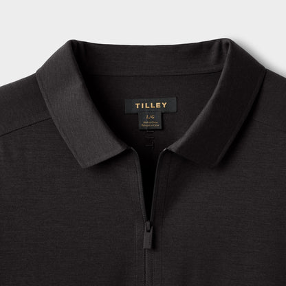 Tilley Merino LS Zip Polo