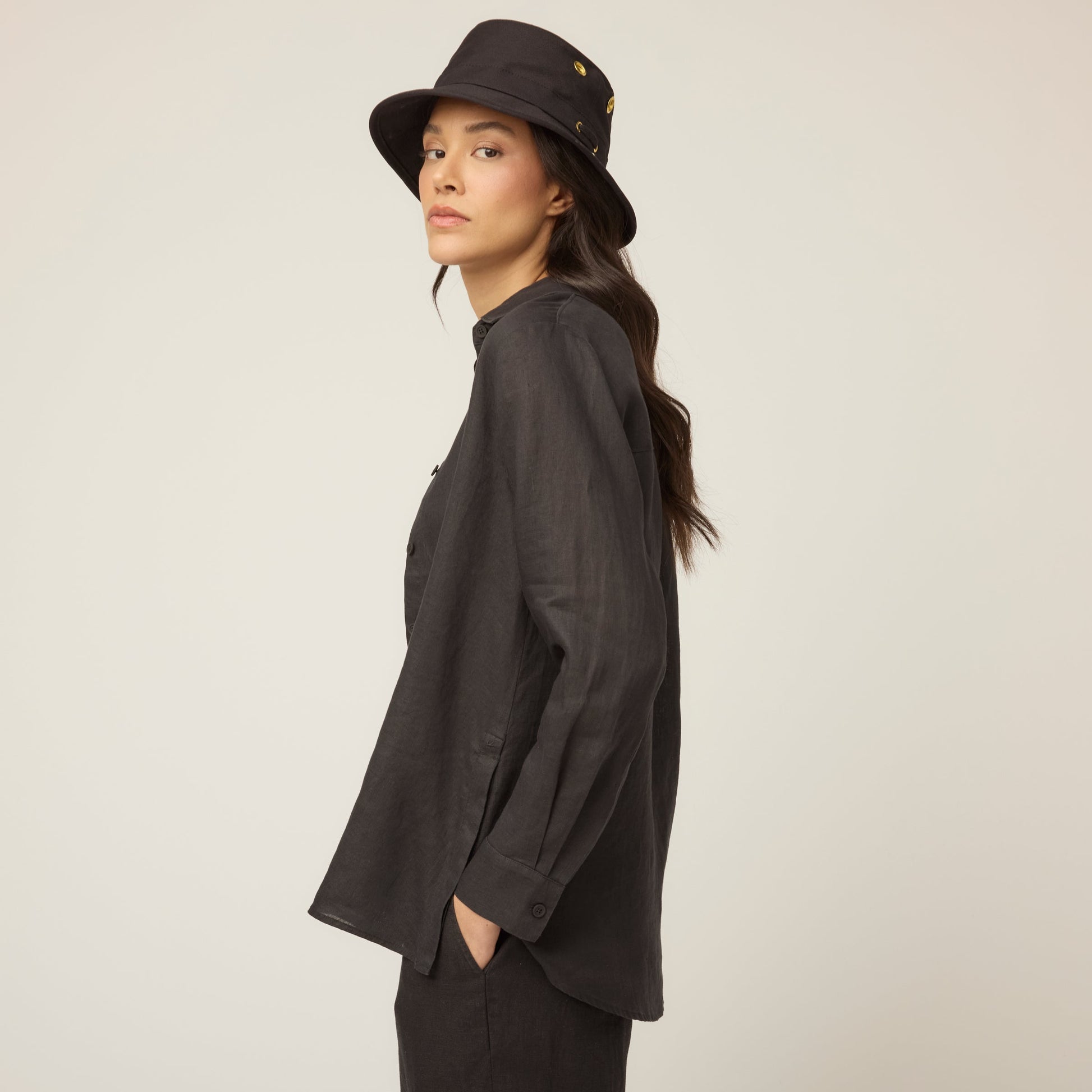 Tilley Linen Side Open Shirt
