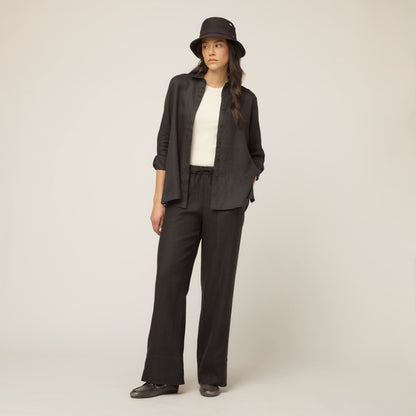 Tilley Linen Pull On Straight Pant