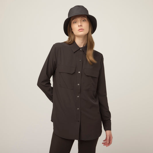 Tilley Tech Slk Long Sleeve Pocket Button Down