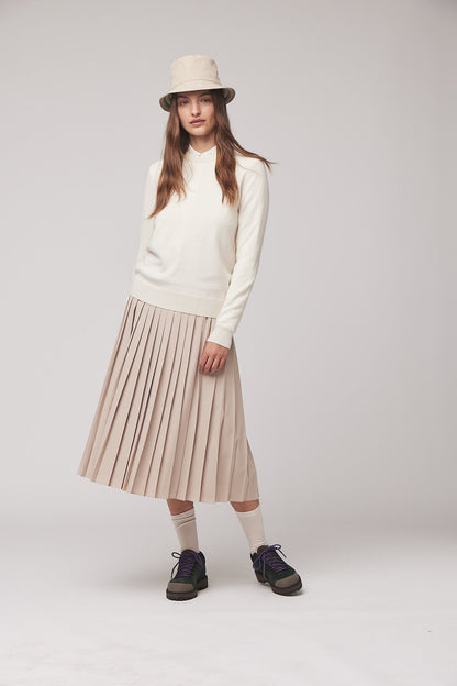 Tilley Tech Slk Pleated Midi Skirt