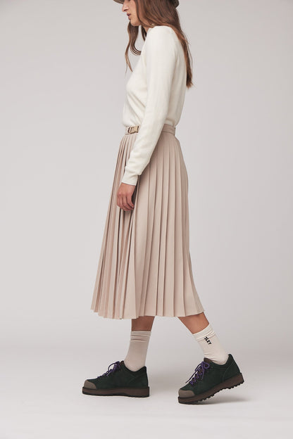 Tilley Tech Slk Pleated Midi Skirt