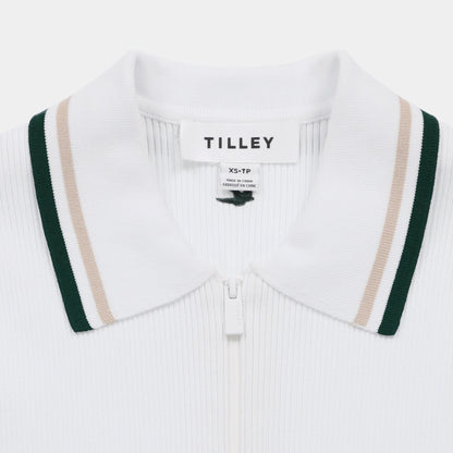 Tilley Stripe Zip Polo