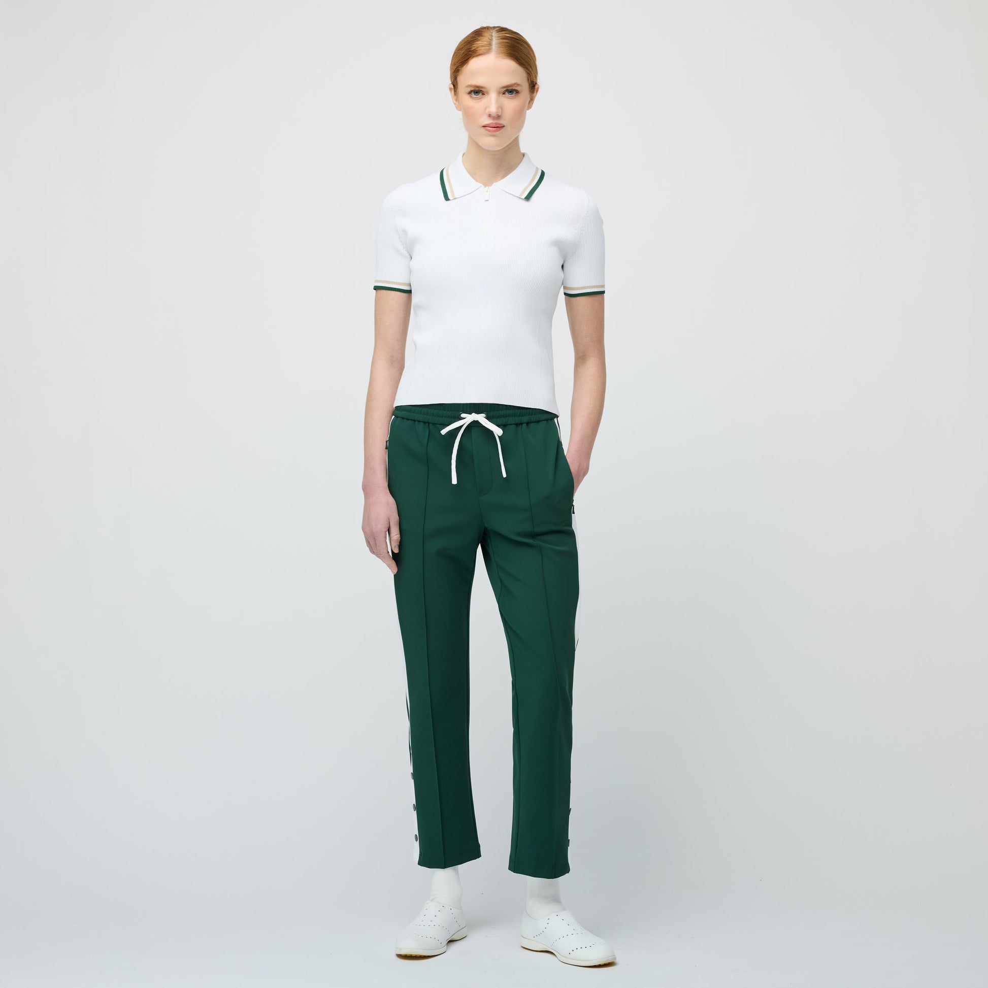 Tilley Stripe Zip Polo