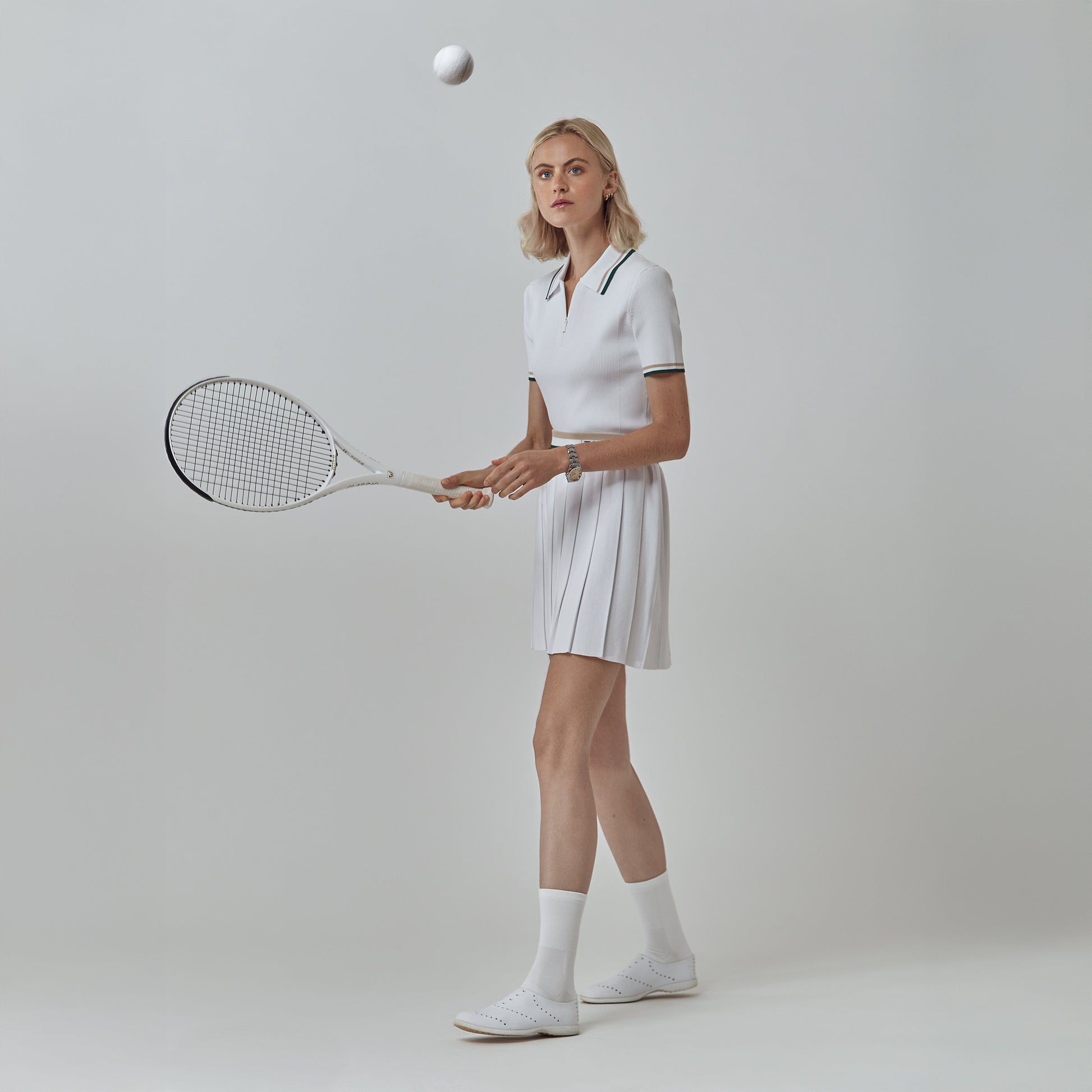 Tilley Stripe Zip Polo