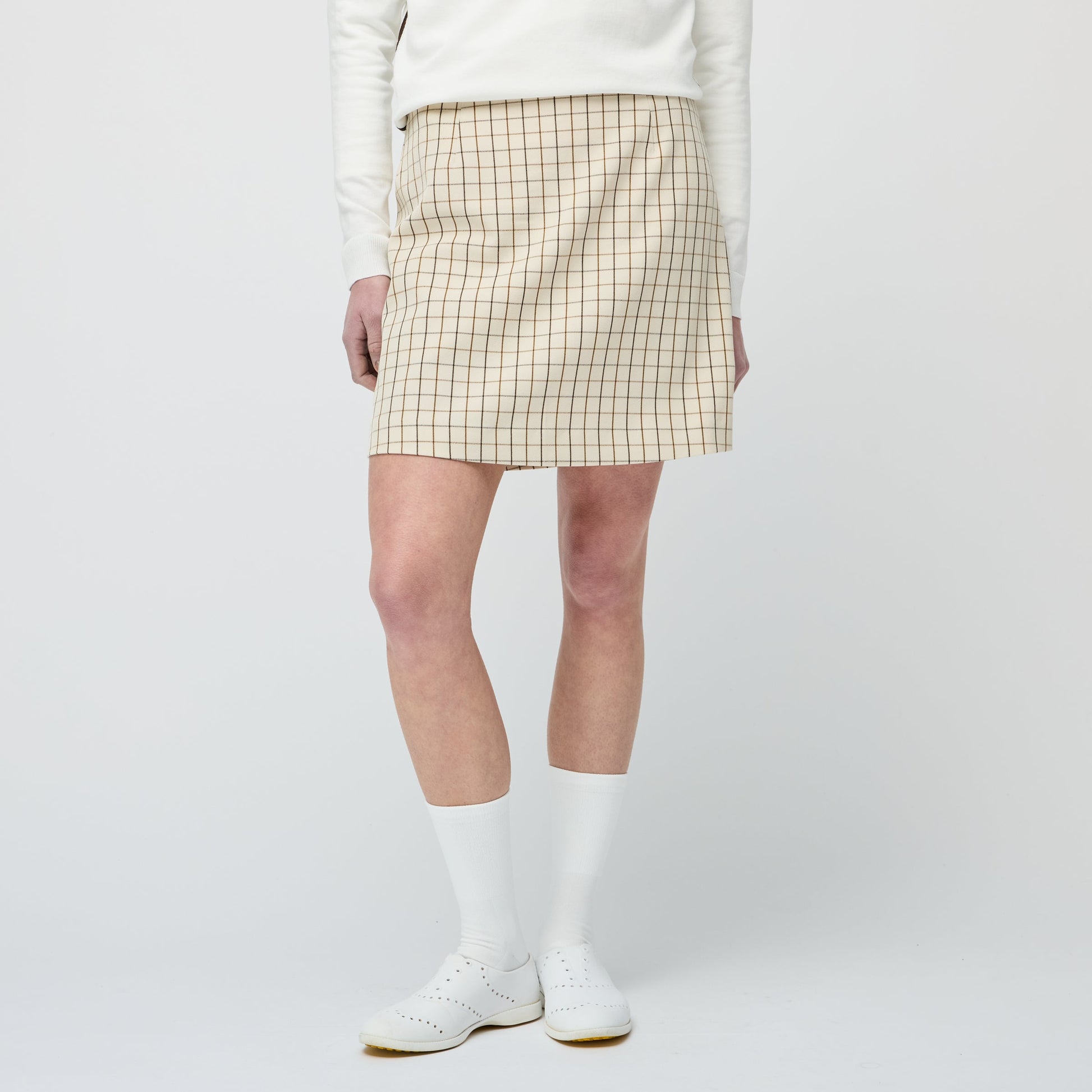 Tilley Retro Check A Line Skirt