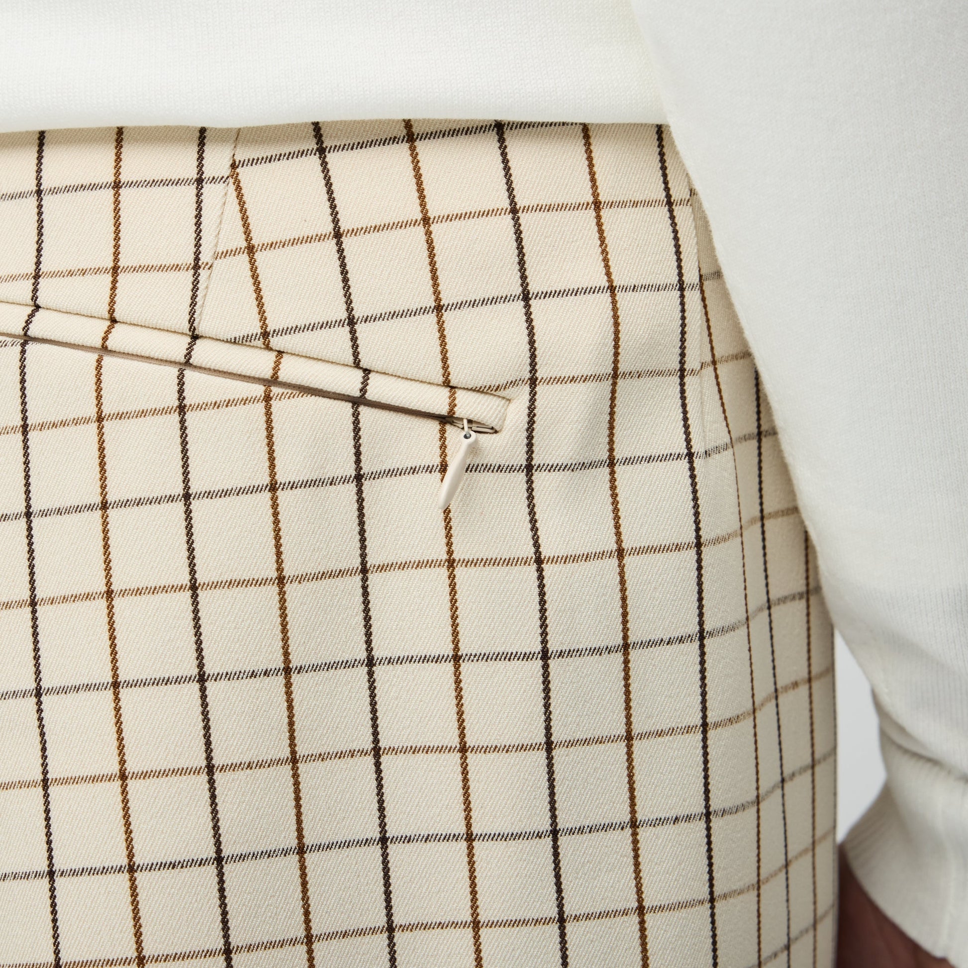 Tilley Retro Check A Line Skirt