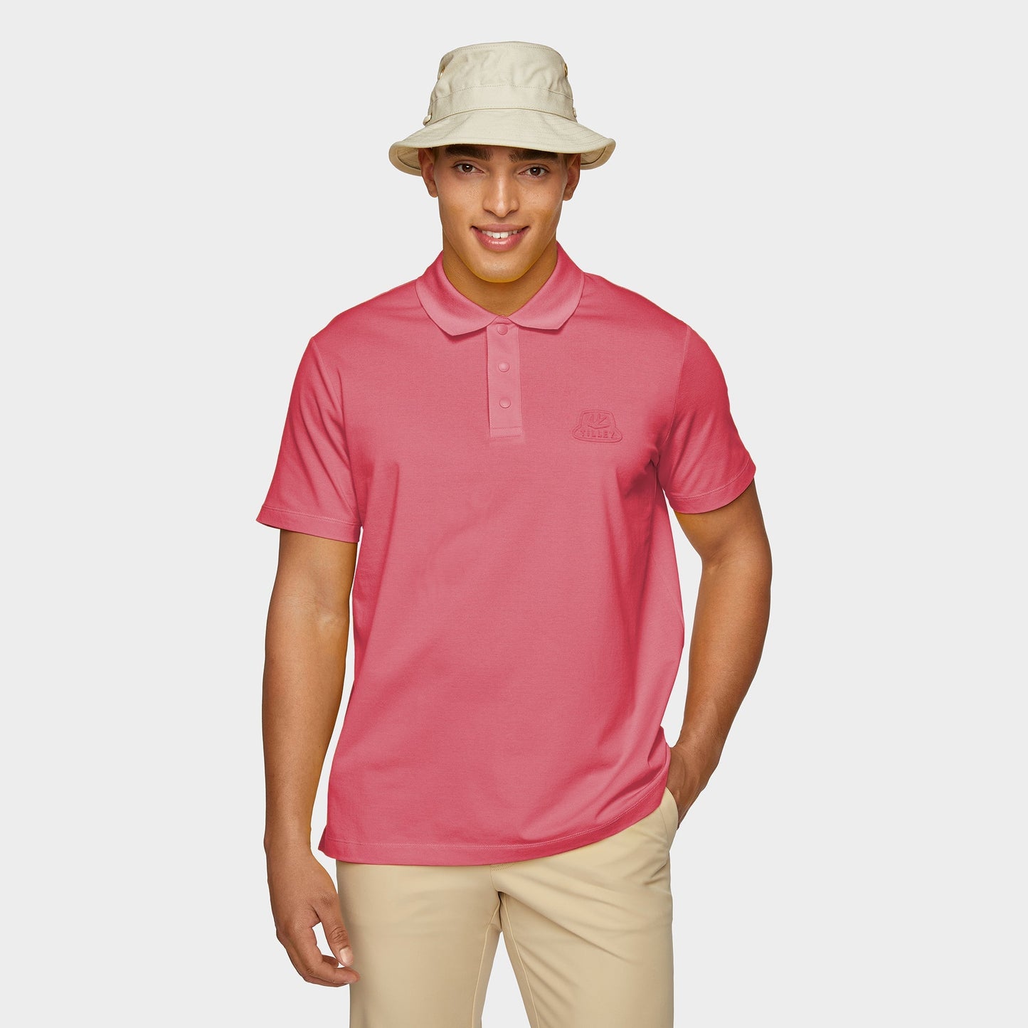 Tilley Pique Polo with 3D Logo