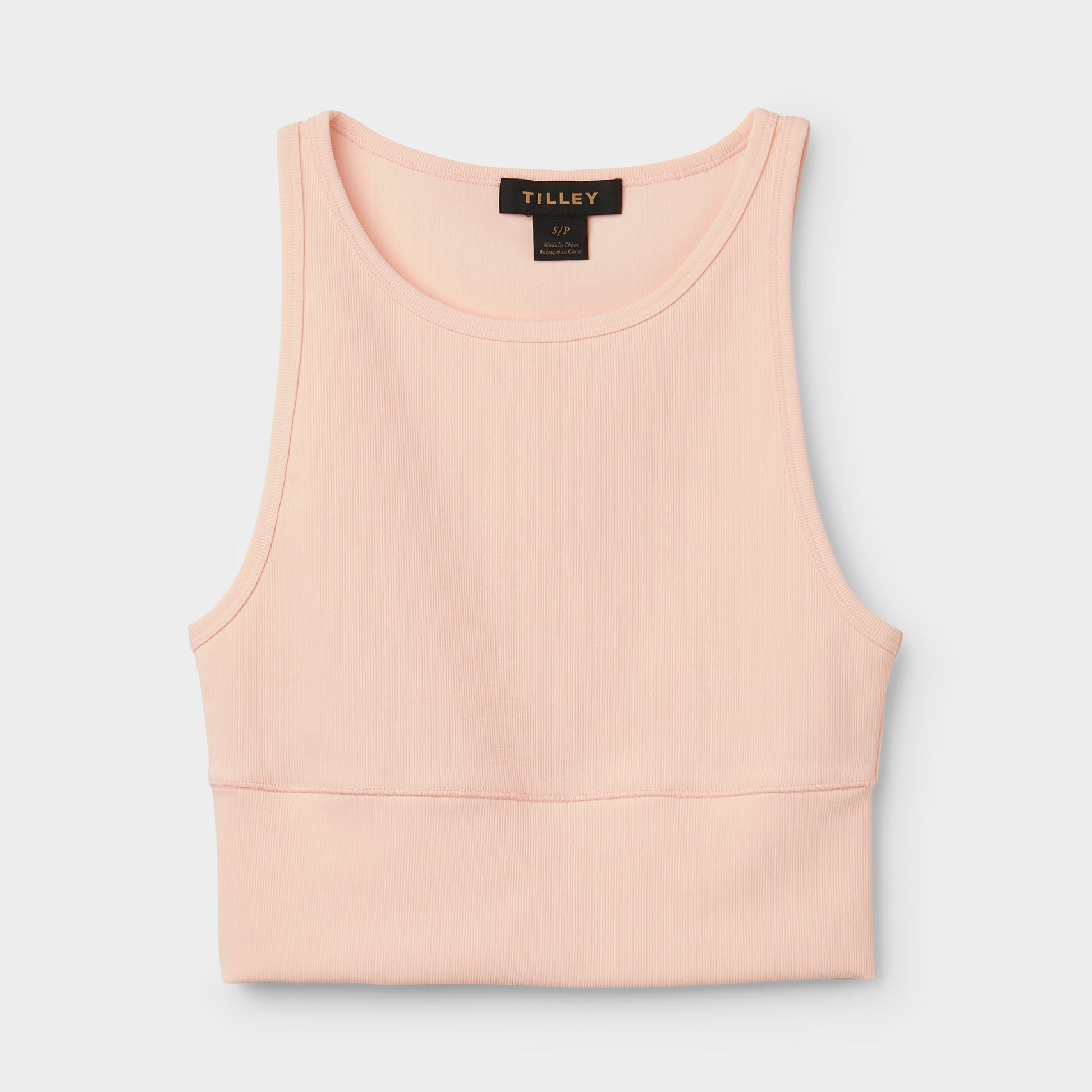 Tilley Fitted Rib Cropped Tank