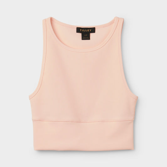 Tilley Fitted Rib Cropped Tank