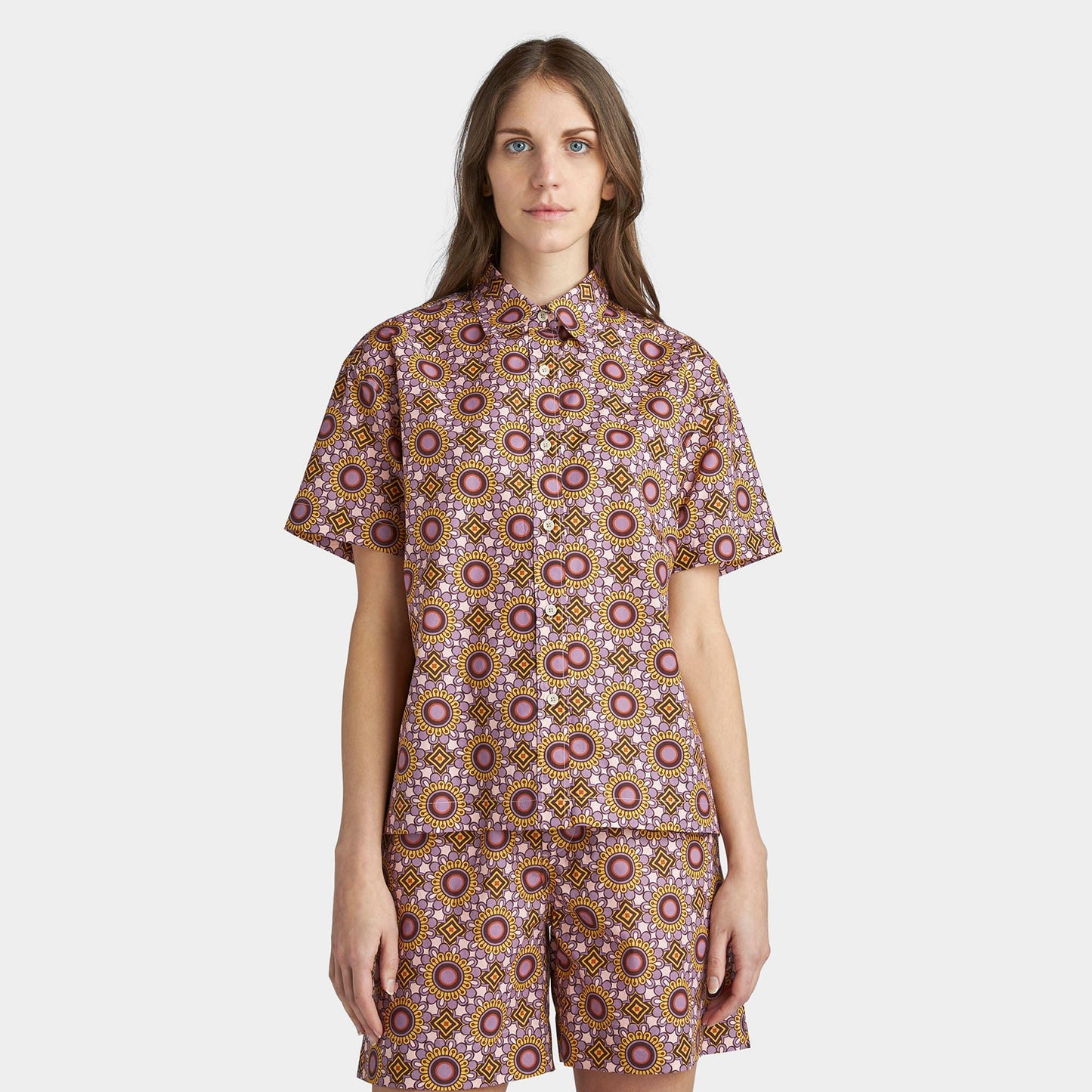 Tilley Geo Floral Print Shirt