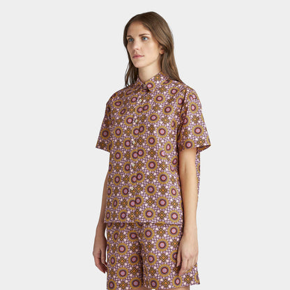 Tilley Geo Floral Print Shirt