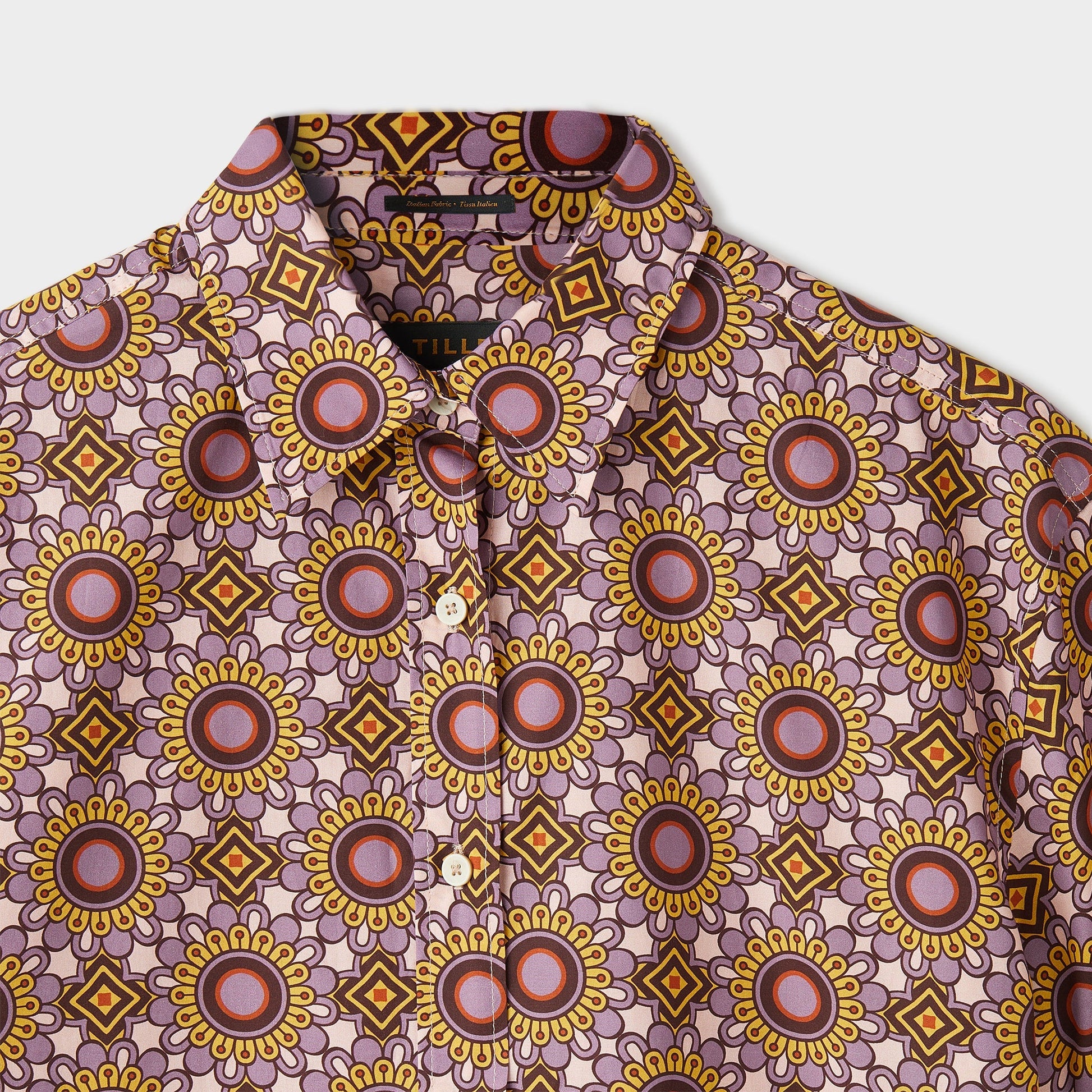 Tilley Geo Floral Print Shirt