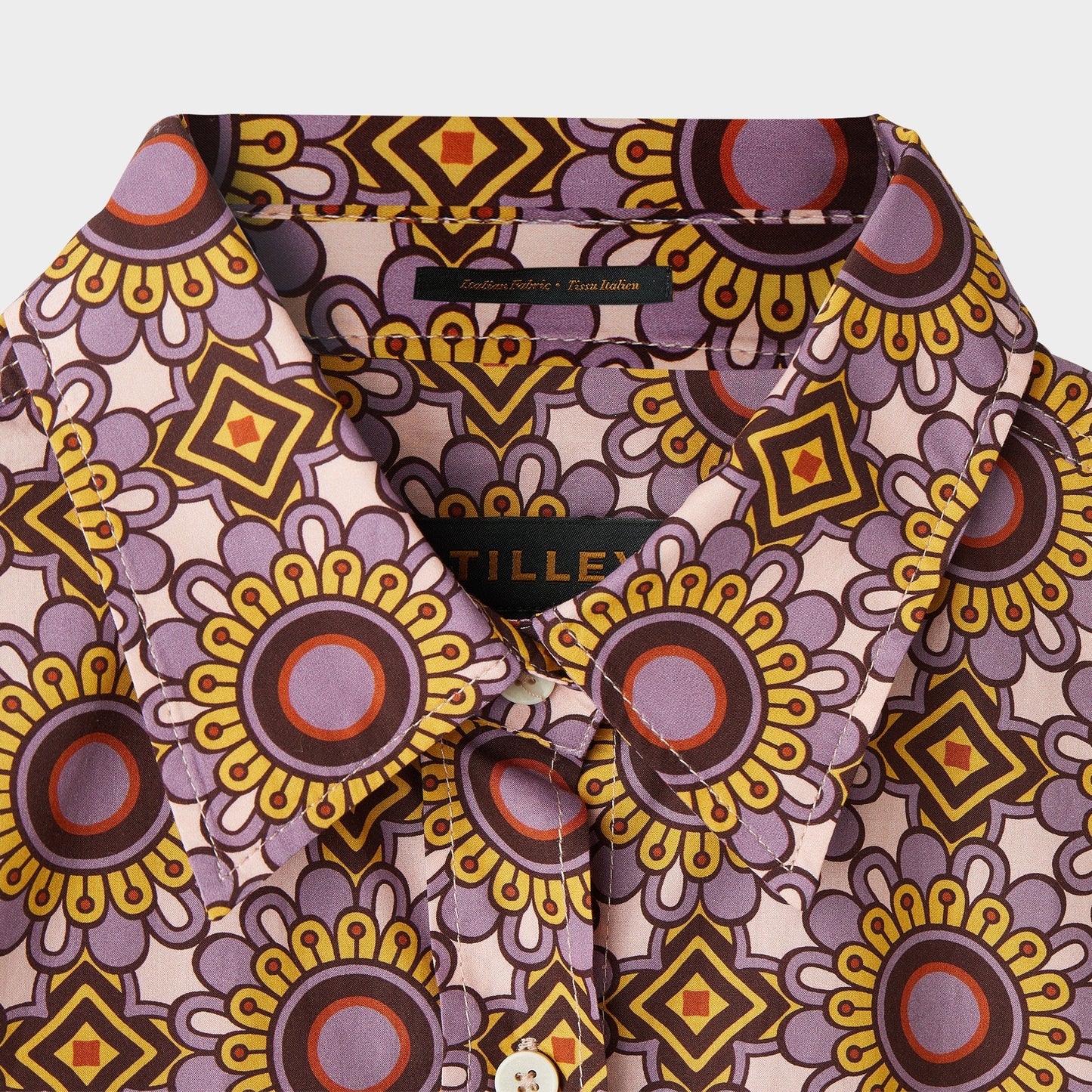 Tilley Geo Floral Print Shirt