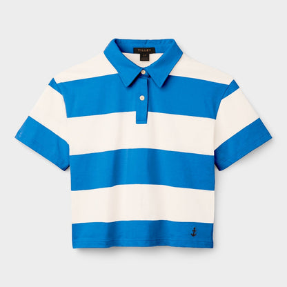 Tilley Stripe Marine Cropped Polo