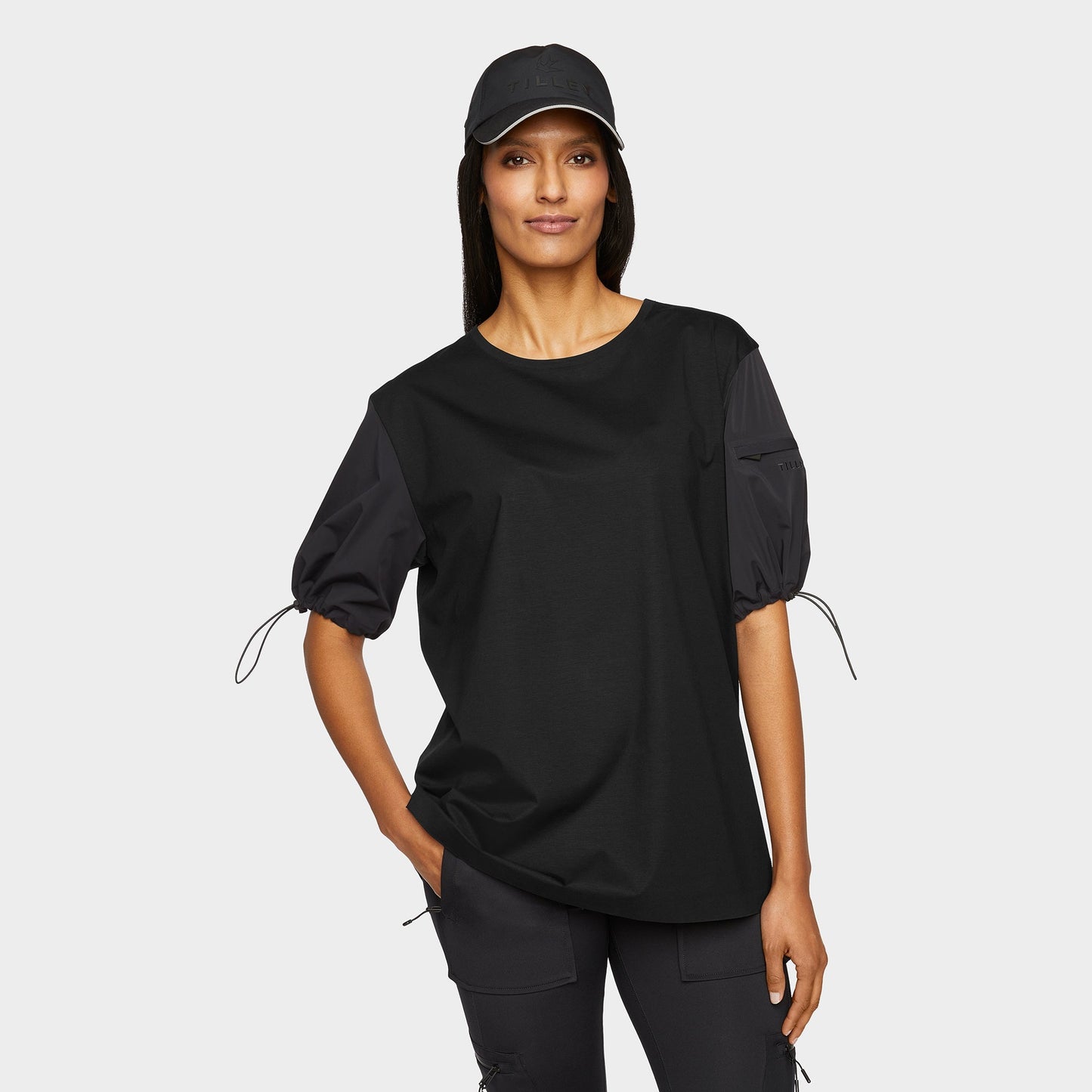 Tilley Woven Sleeve Tee