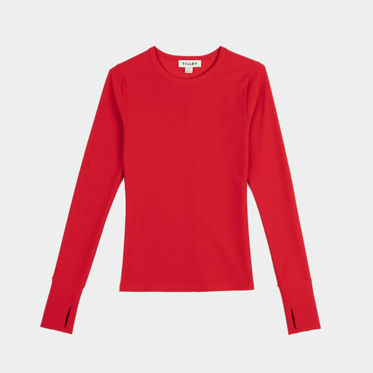 Tilley LS Fitted Rib Crewneck