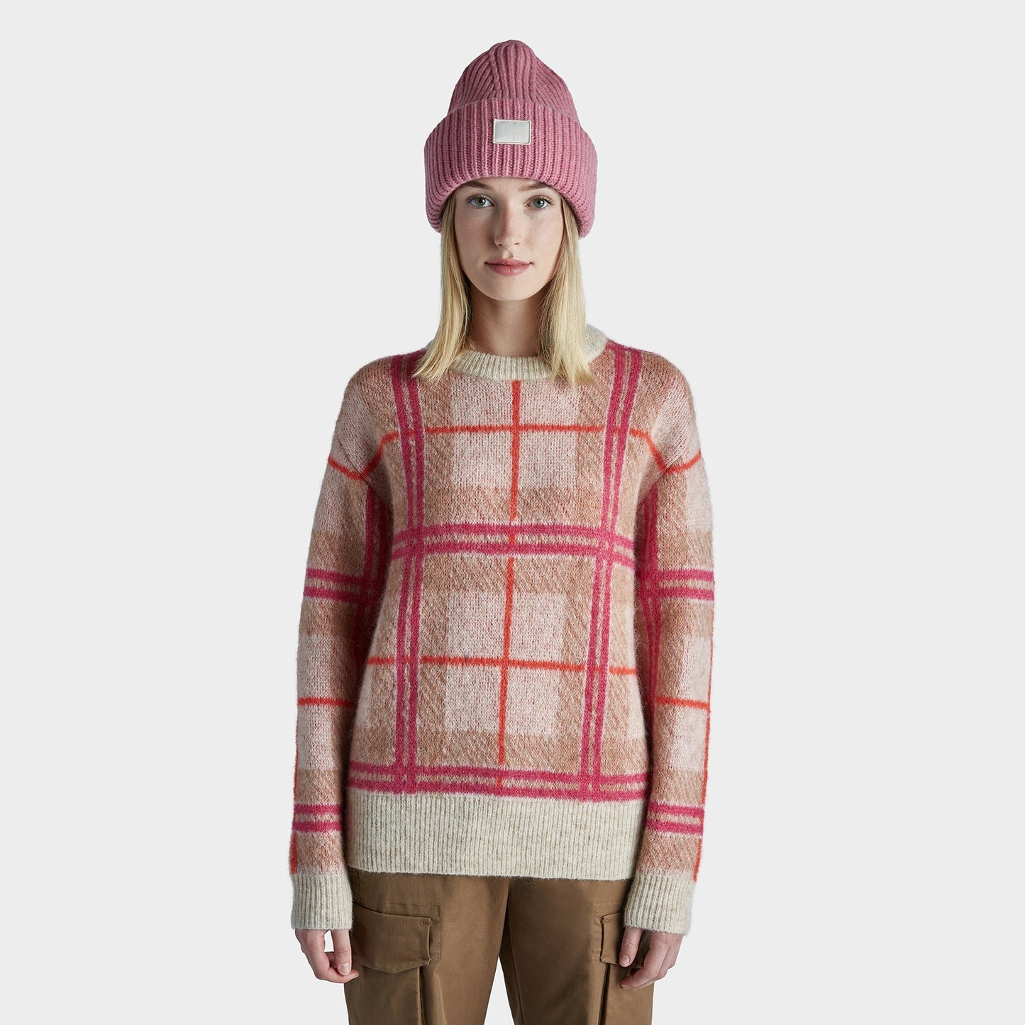 Tilley Plaid Mohair Sweater