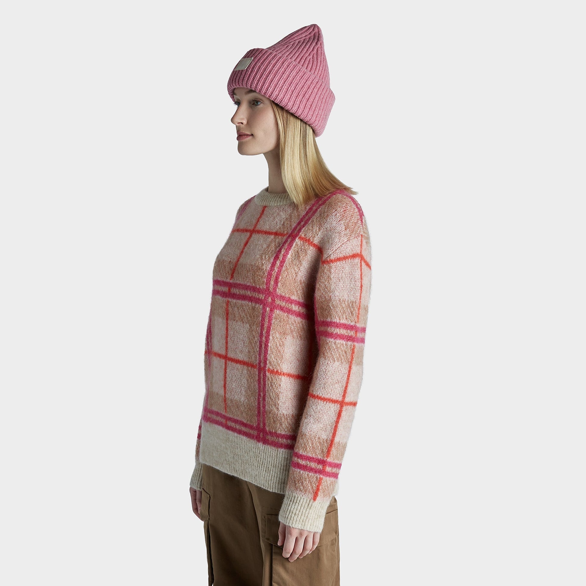 Tilley Plaid Mohair Sweater