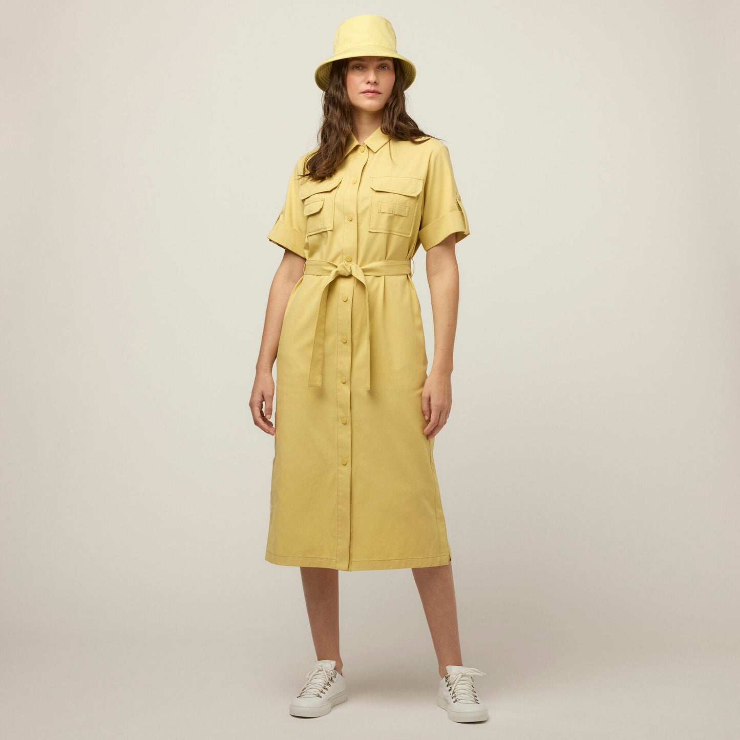 Tilley Tencel Cotton Safari Midi Dress