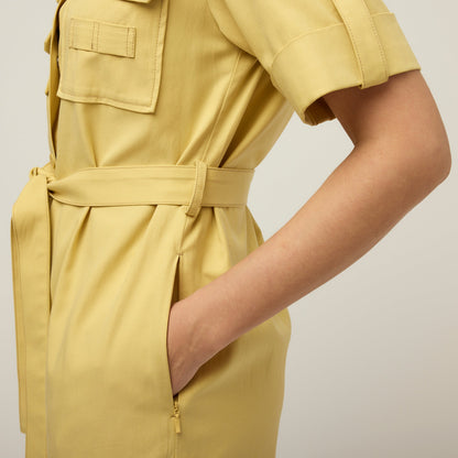 Tilley Tencel Cotton Safari Midi Dress