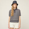Navy/White Stripe