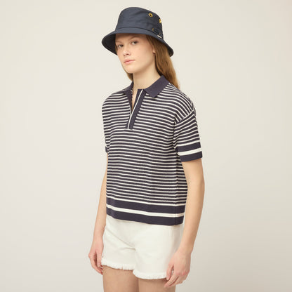 Tilley Striped Polo Sweater