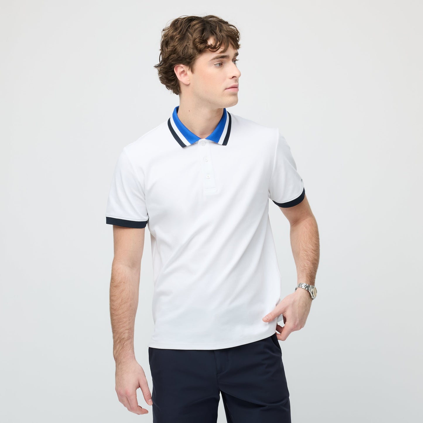 Tilley Supima Pique Stripe Polo