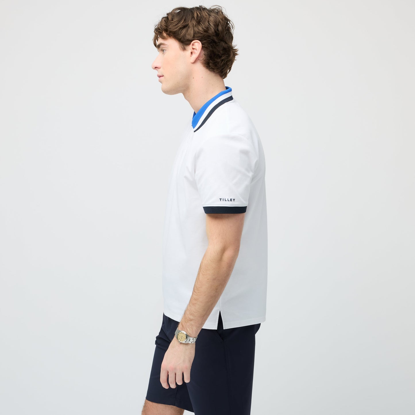Tilley Supima Pique Stripe Polo