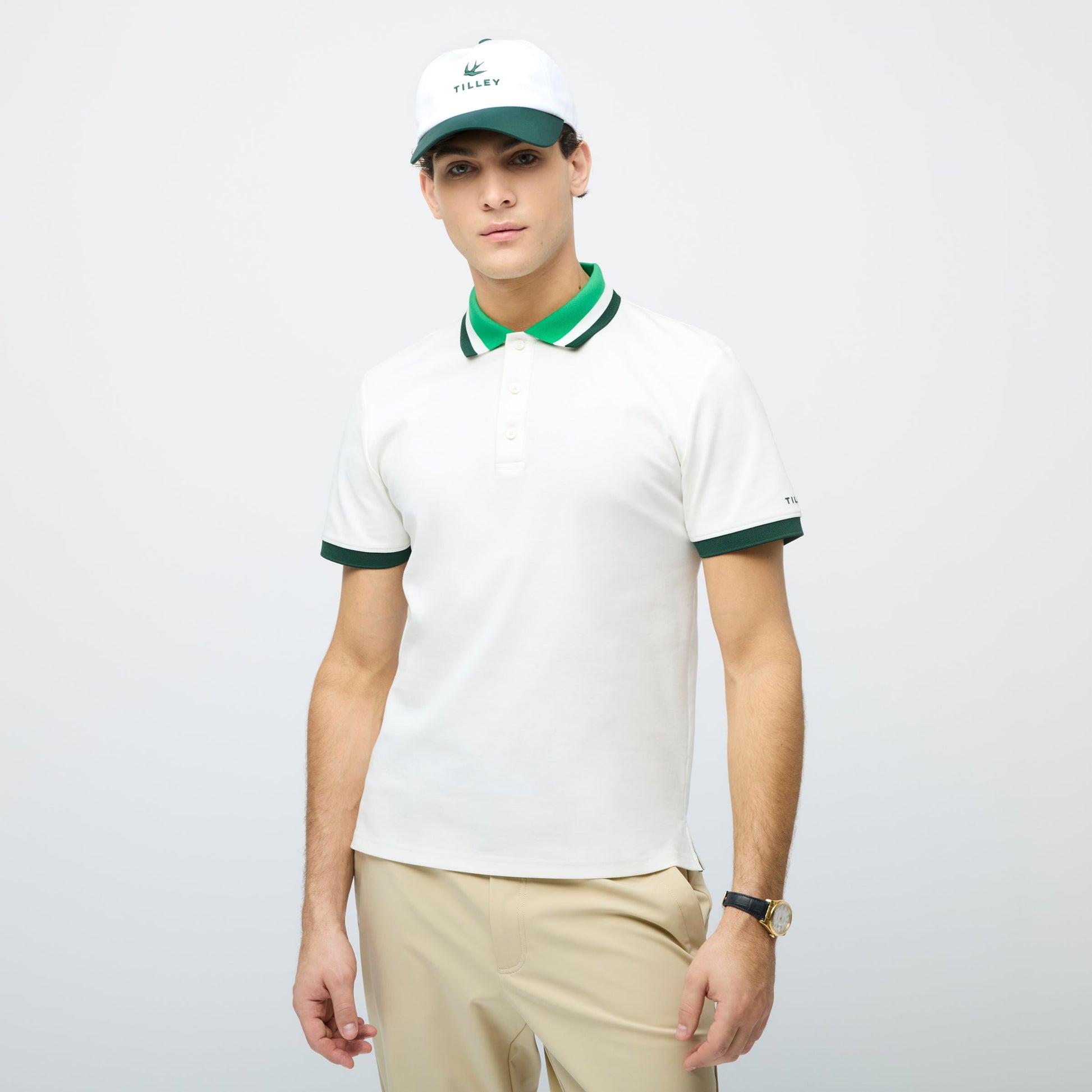 Tilley Supima Pique Stripe Polo