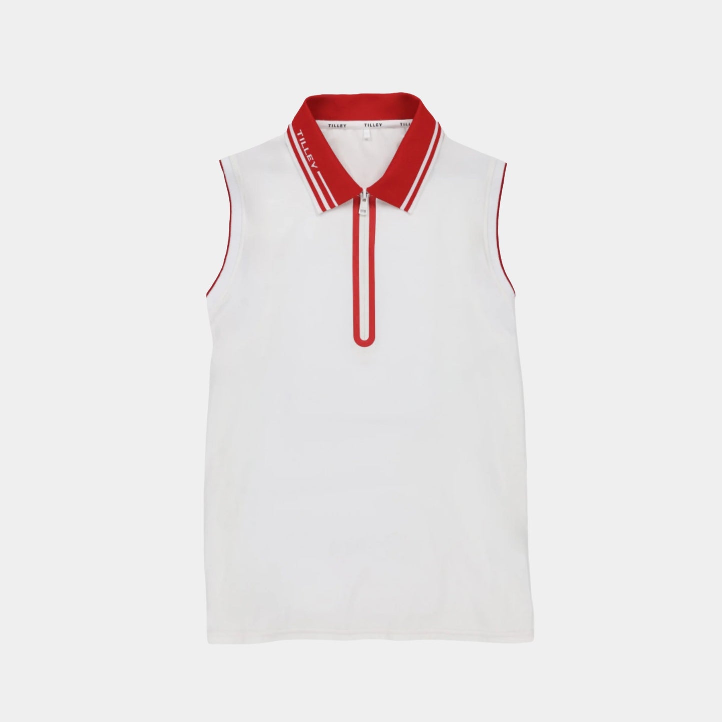 Tilley Tech Jersey Sleeveless Zip Polo