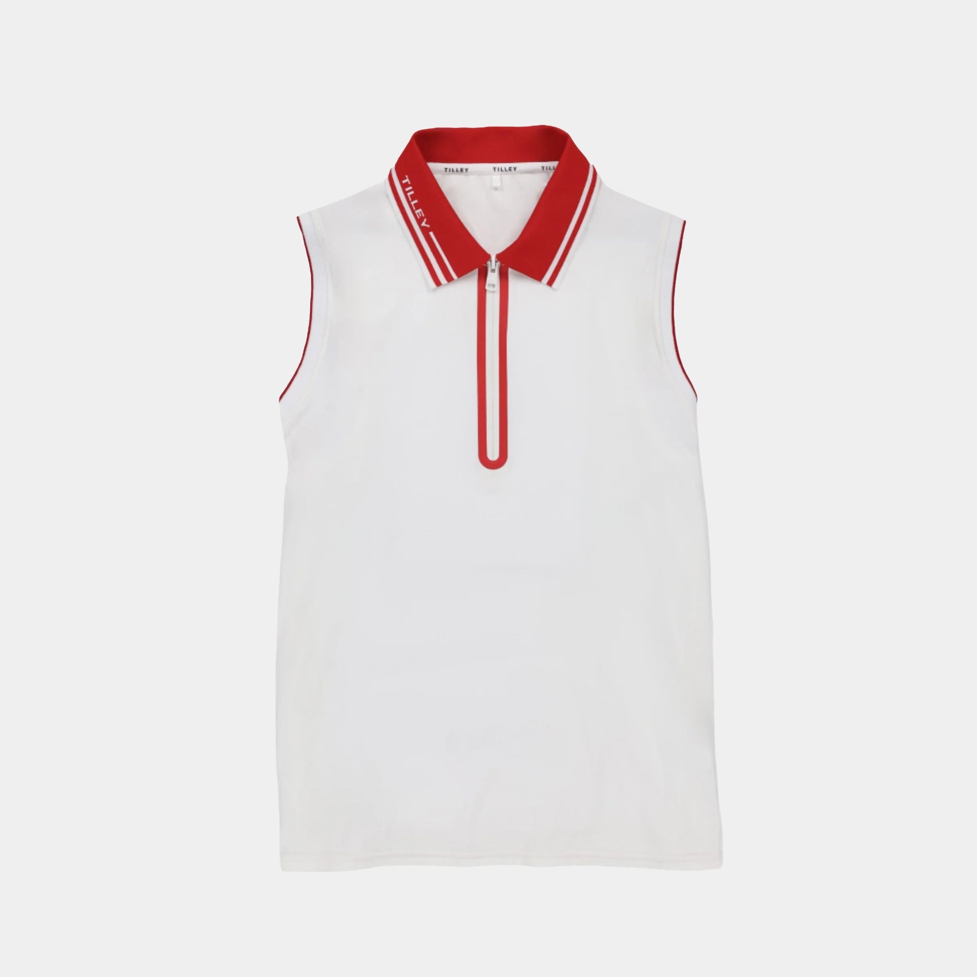 Tilley Tech Jersey Sleeveless Zip Polo