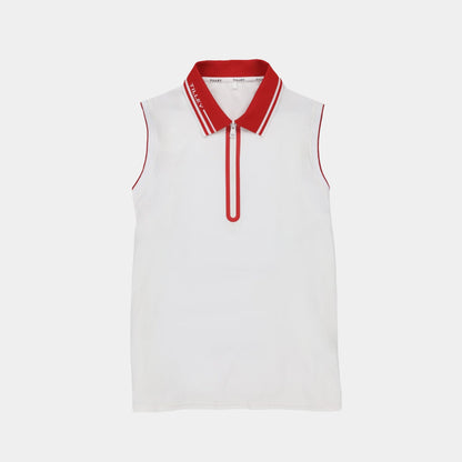 Tilley Tech Jersey Sleeveless Zip Polo