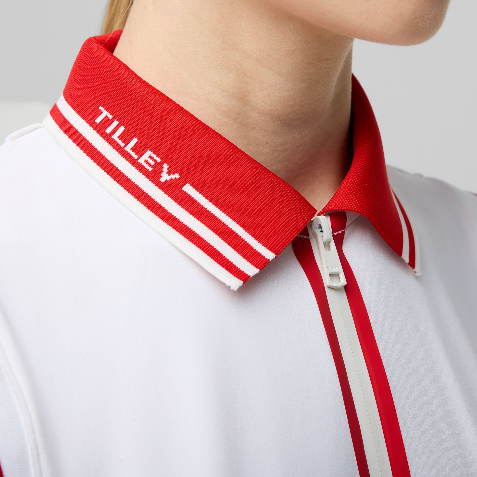Tilley Tech Jersey Sleeveless Zip Polo