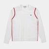 White/Sport Red